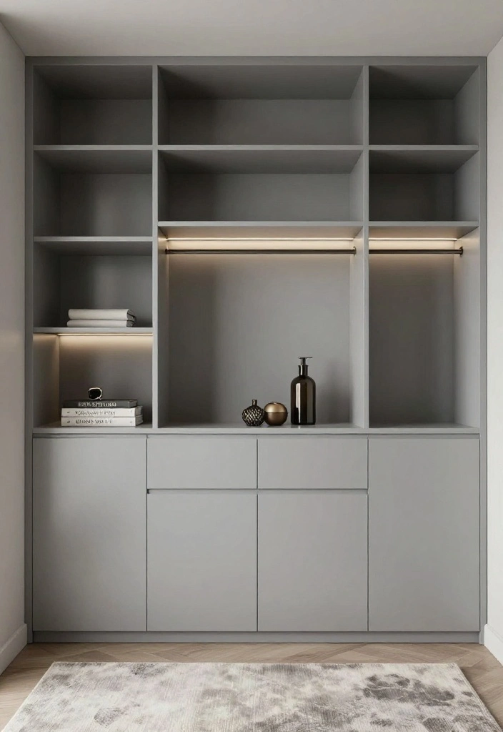 16 IKEA Closet Ideas Walk In with a Custom Built In Feel 3. Elegant Built In Look with Custom Panels 0
