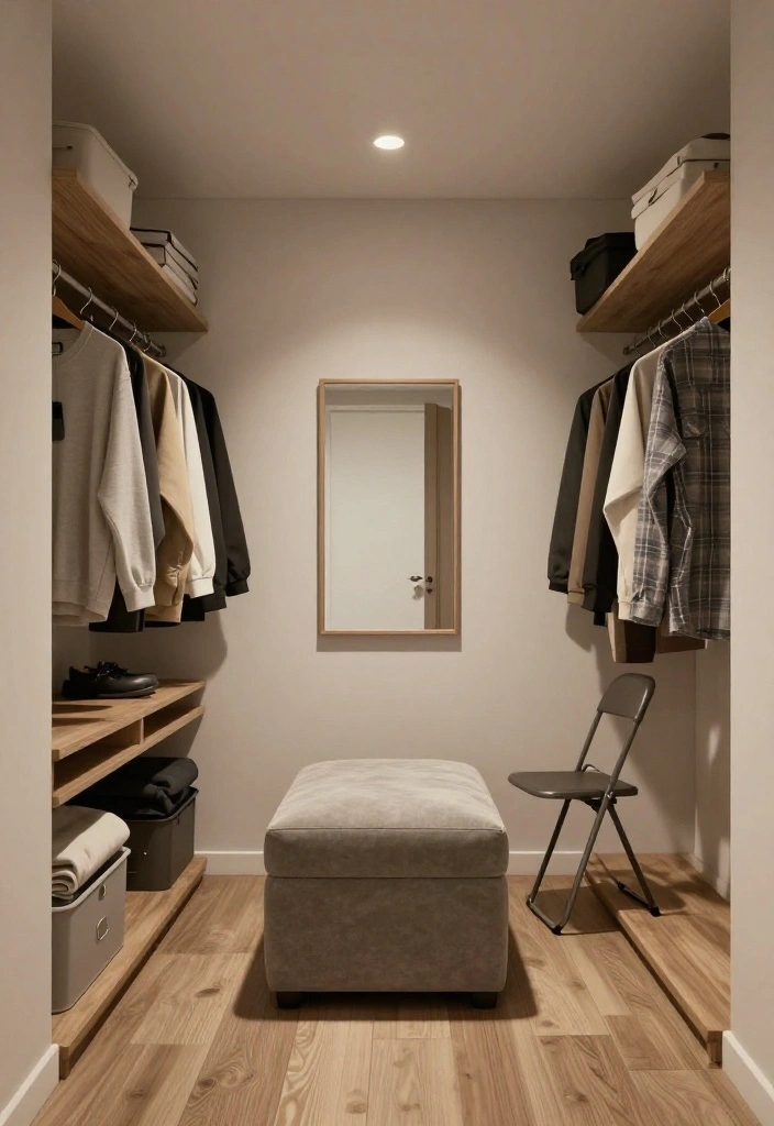 16 IKEA Closet Ideas Walk In with a Custom Built In Feel 6. Multifunctional Furniture for a Cozy Feel 0