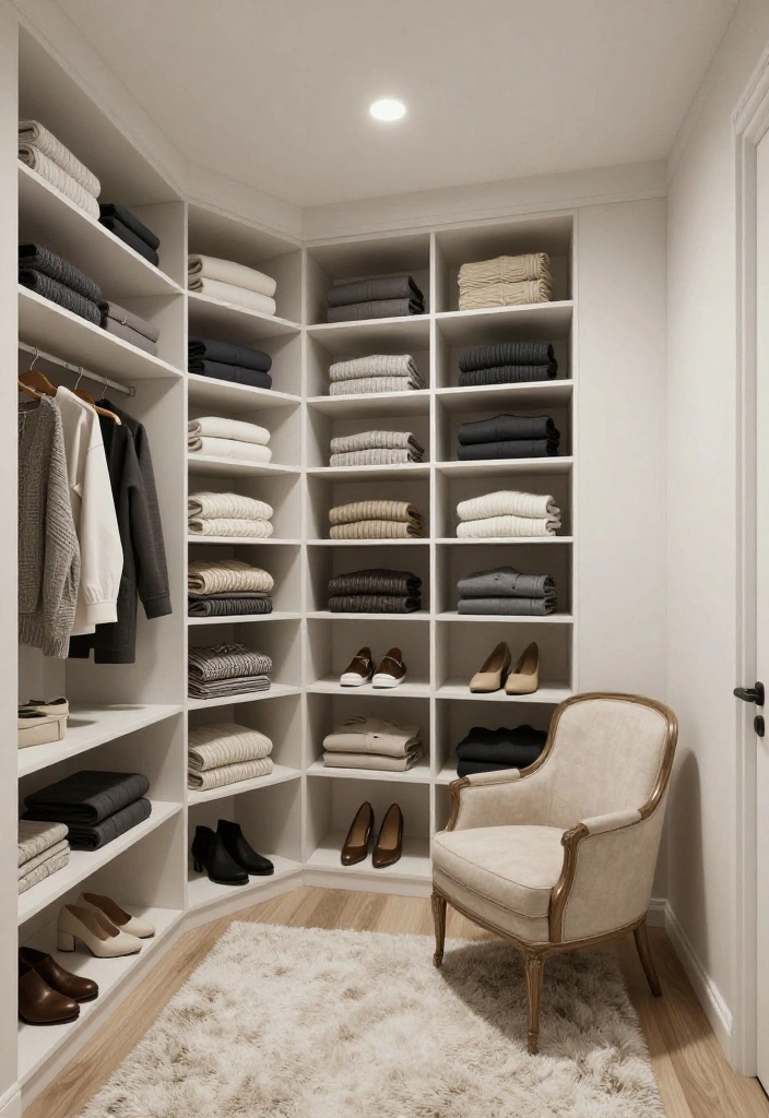 16 L Shape Walk In Closet Ideas for Efficient Layout Planning 4. Smart Use of Corner Space 0