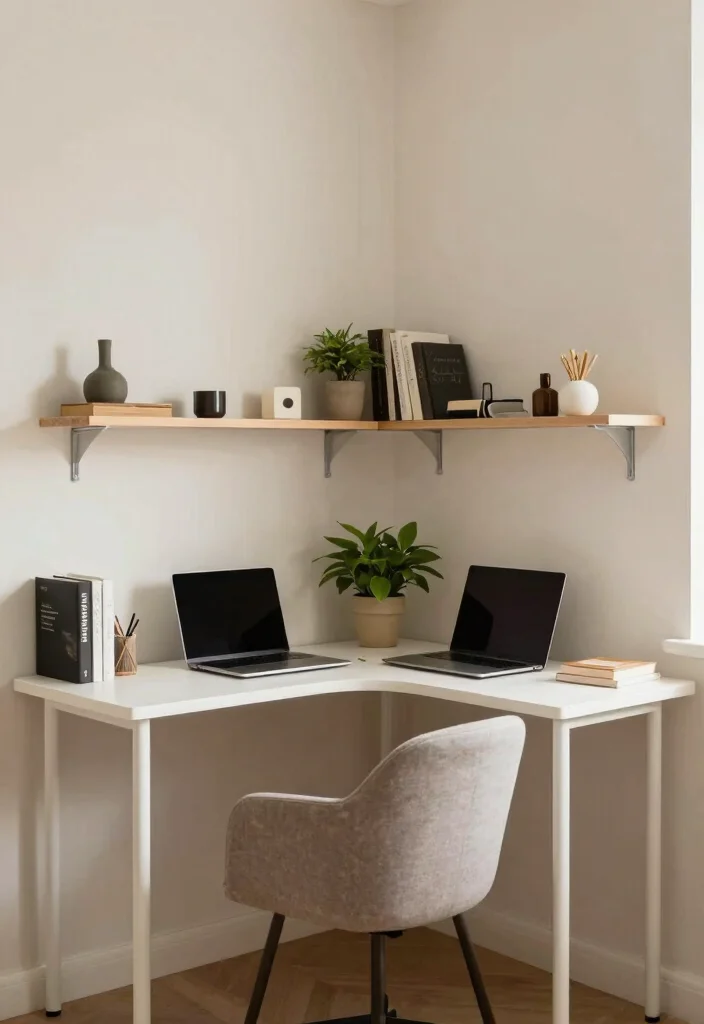 16 Office Storage Ideas for Small Spaces That Stay Organized 10. Corner Desks 0