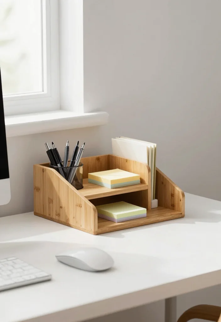16 Office Storage Ideas for Small Spaces That Stay Organized 7. Desk Organizers 0