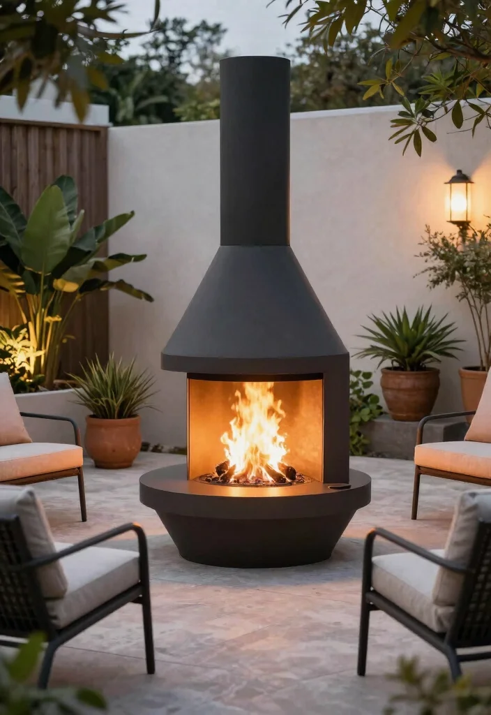 16 Outdoor Fireplace Ideas for Cozy Backyard Gatherings 54 16 Outdoor Fireplace Ideas for Cozy Backyard Gatherings 14. Eco Friendly Fireplace 0